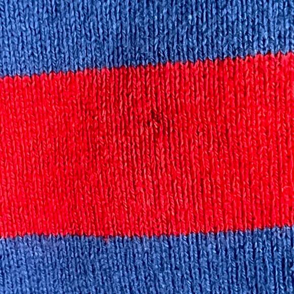 Men's J.W. Anderson x Uniqlo Red & Blue Striped Long Sleeve T-Shirt - M - Picture 3 of 6